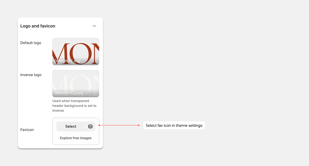 ormonte theme settings