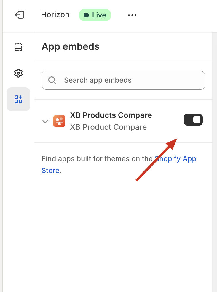 enable XB Products Compare scripts